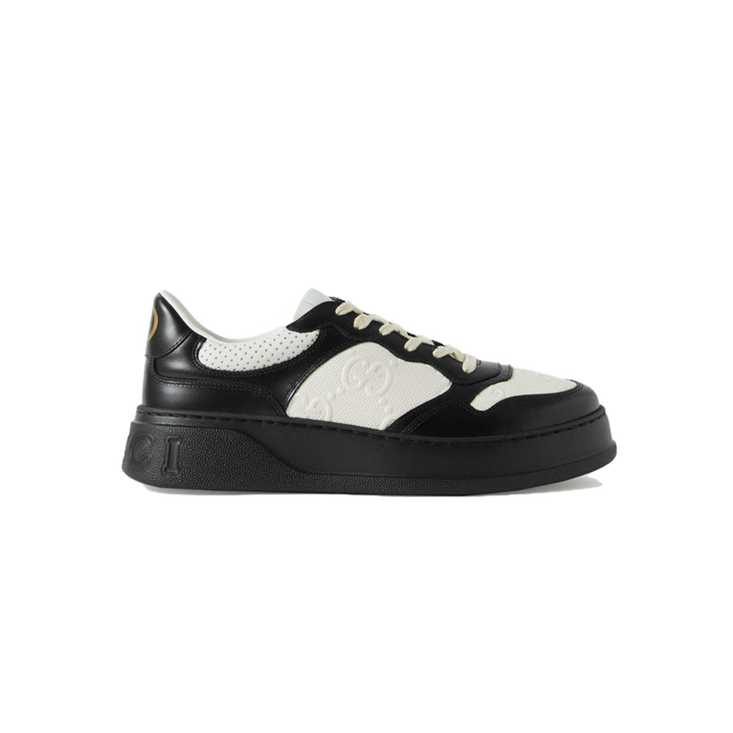 G*u*i gg embossed sneakers ''black white'' 684911